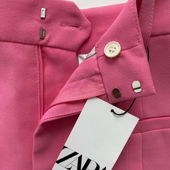 Zara Barbie Pink High Waisted Shorts XS - Picture 7 of 14